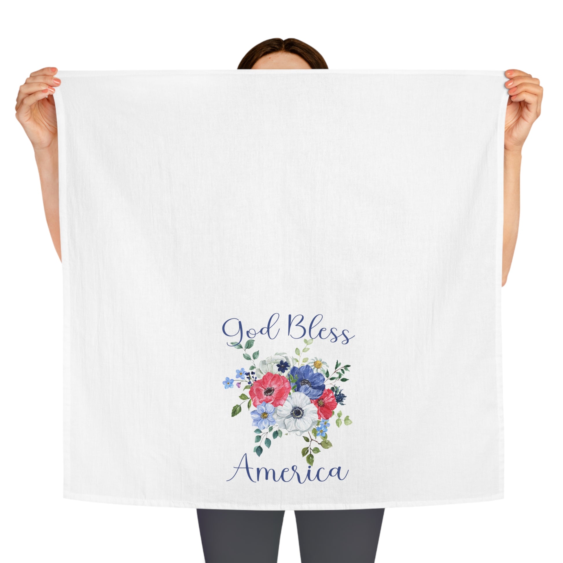 God Bless America Tea Towel - Amazing Faith Designs