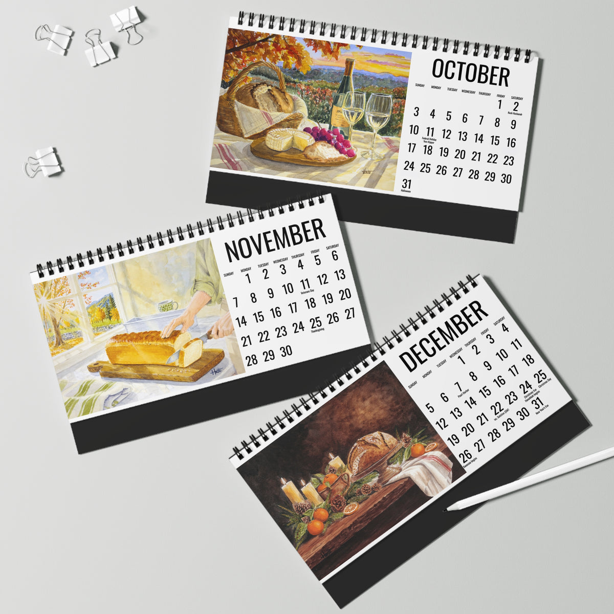 2027 Sourdough Desktop Calendar