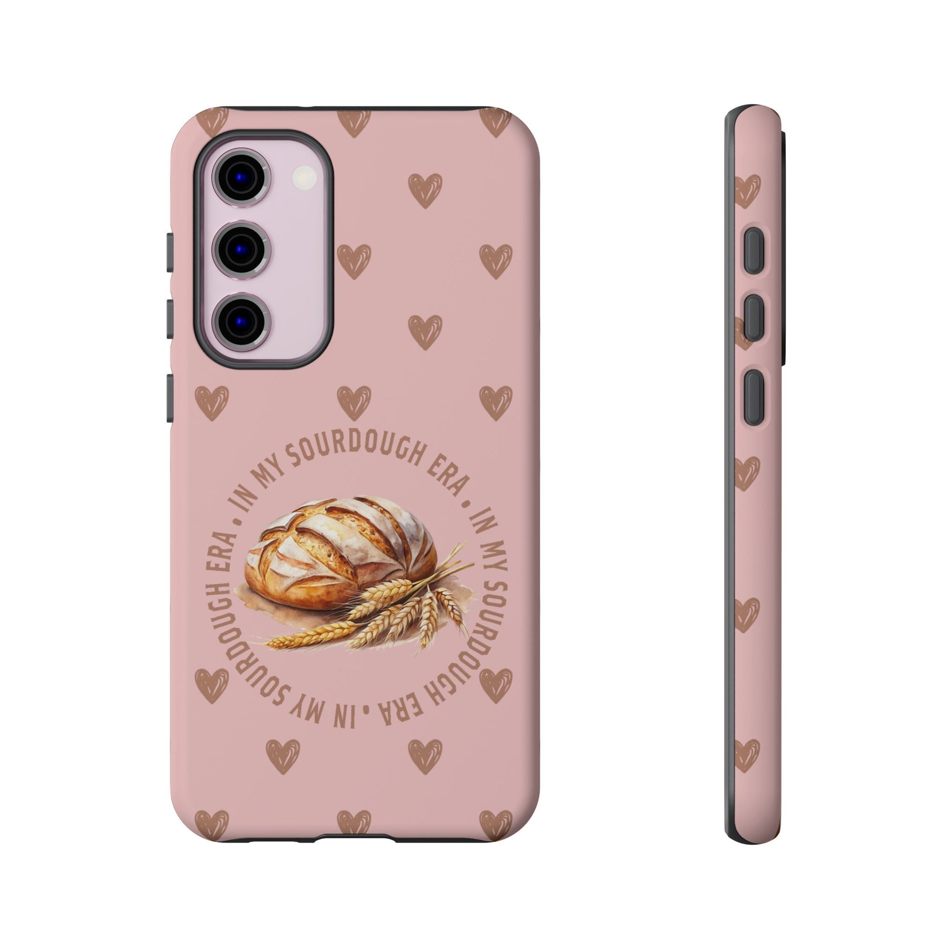 Samsung Galaxy 21 22 23 24 25 - Sourdough Era Hearts Phone Case - Amazing Faith Designs