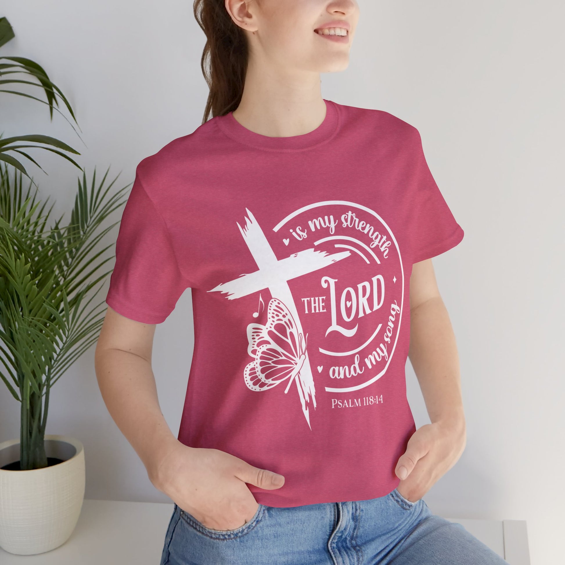 Lord is my Strength and Song Christian Shirt - Amazing Faith Designs