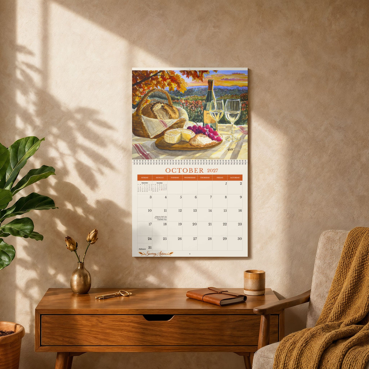 2027 Sourdough Watercolor Calendar