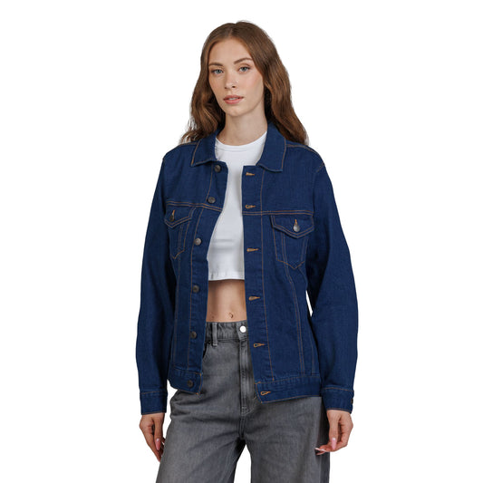 Living Proof Embroidered Unisex Denim Jacket - Amazing Faith Designs