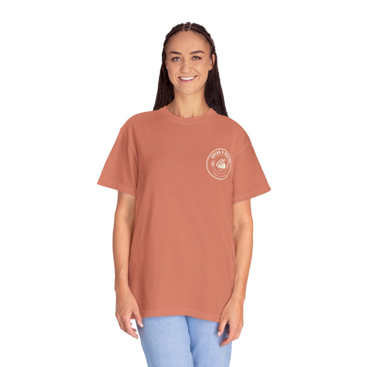 Custom Logo Comfort Colors Shirt with back print - Amazing Faith Designs