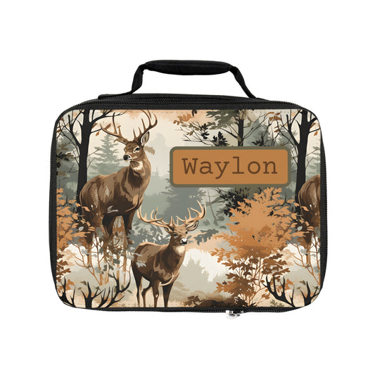 Deer Hunting Personalized Lunch Box - Amazing Faith Designs