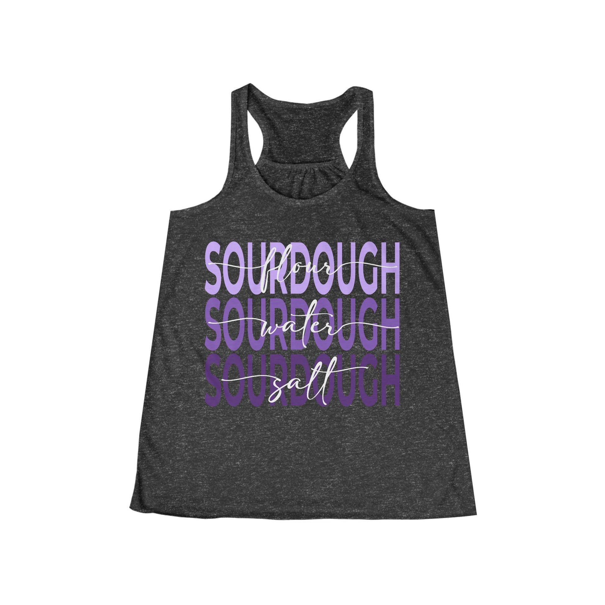 Flour Water Salt Sourdough Tank — Women's Racerback Flowy Tank - Amazing Faith Designs