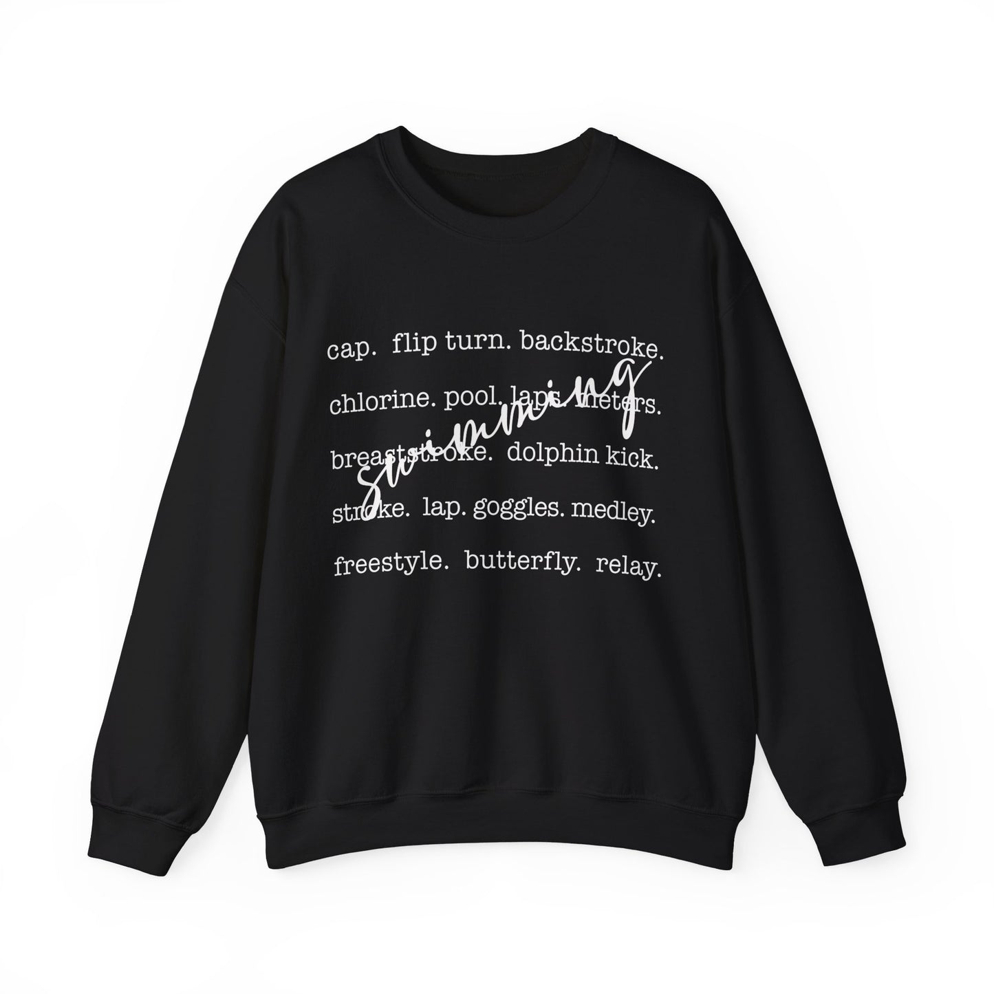 Swimming Sports Sweatshirt - Amazing Faith Designs