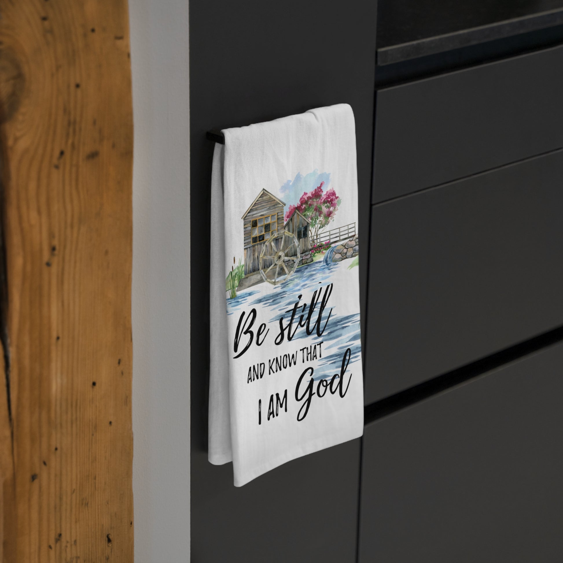 Be Still Tea Towel - Amazing Faith Designs