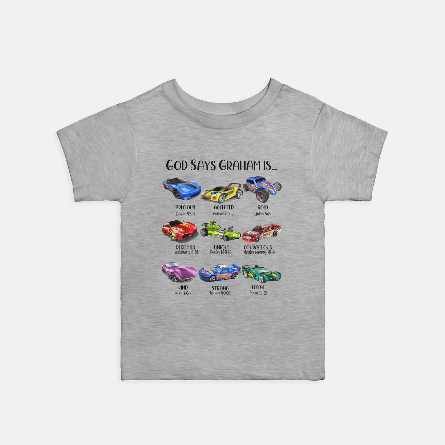 Cars Christian Toddler Shirt - Amazing Faith Designs