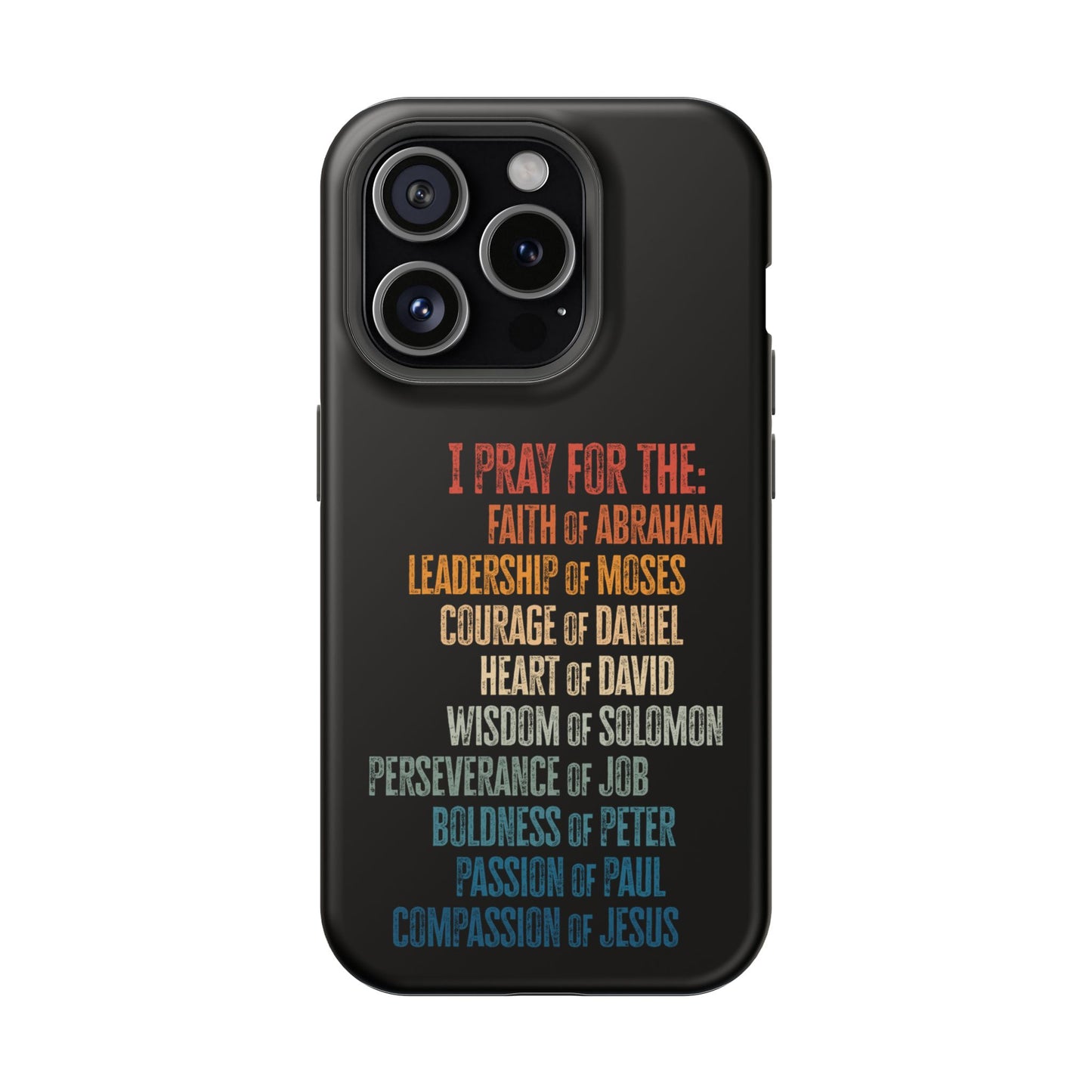 Men of Faith Christian MAGSAFE Phone Case | iPhone 16, 15, 14, 13 - Amazing Faith Designs