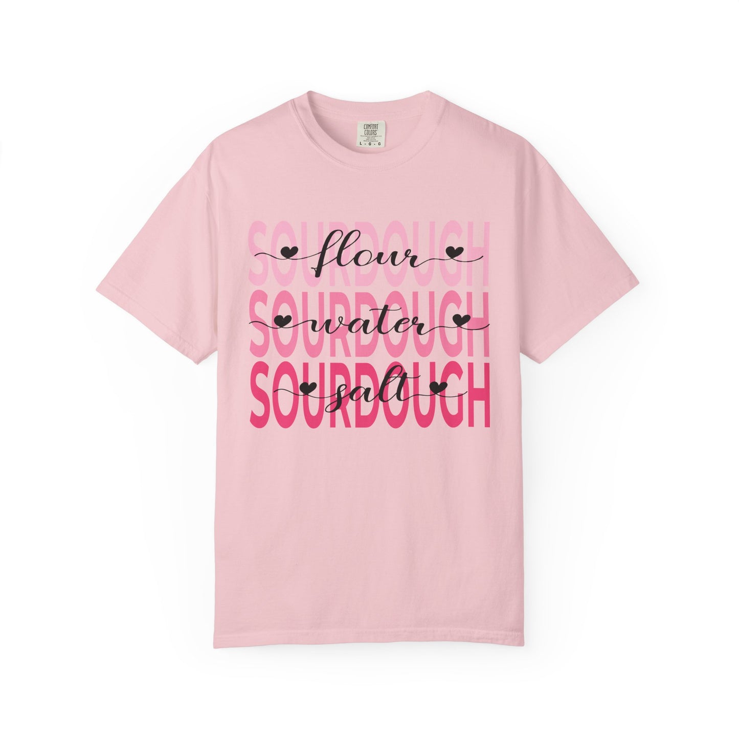 Pink Hearts Sourdough Shirt - Amazing Faith Designs