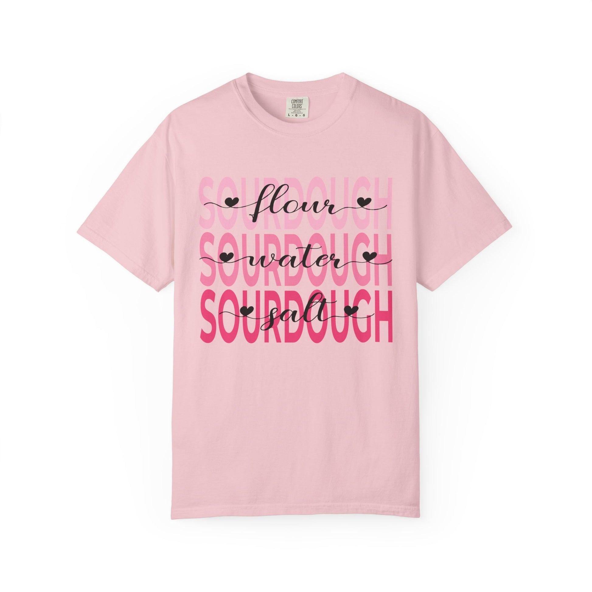 Pink Hearts Sourdough Shirt - Amazing Faith Designs