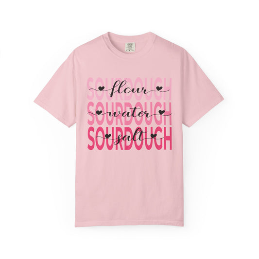 Pink Hearts Sourdough Shirt - Amazing Faith Designs