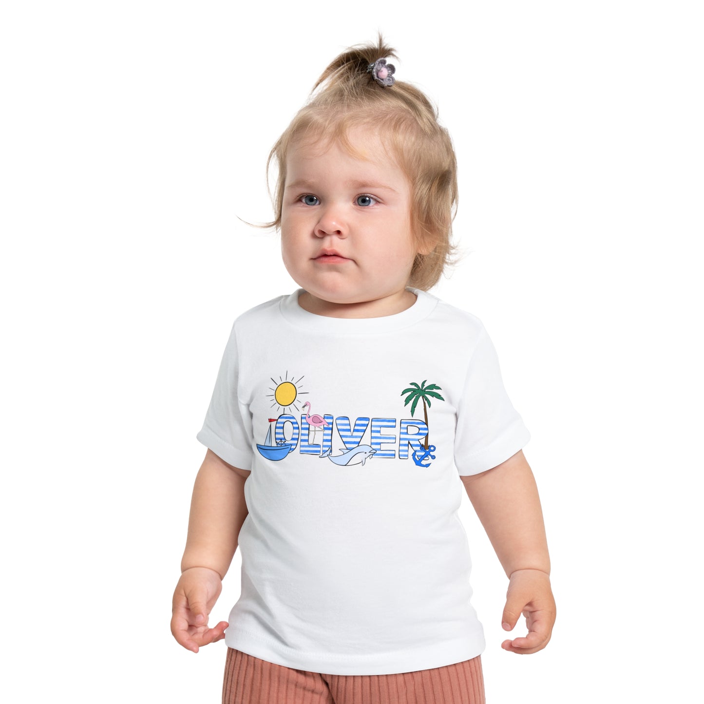 Beach Summer Baby T-shirt - Amazing Faith Designs