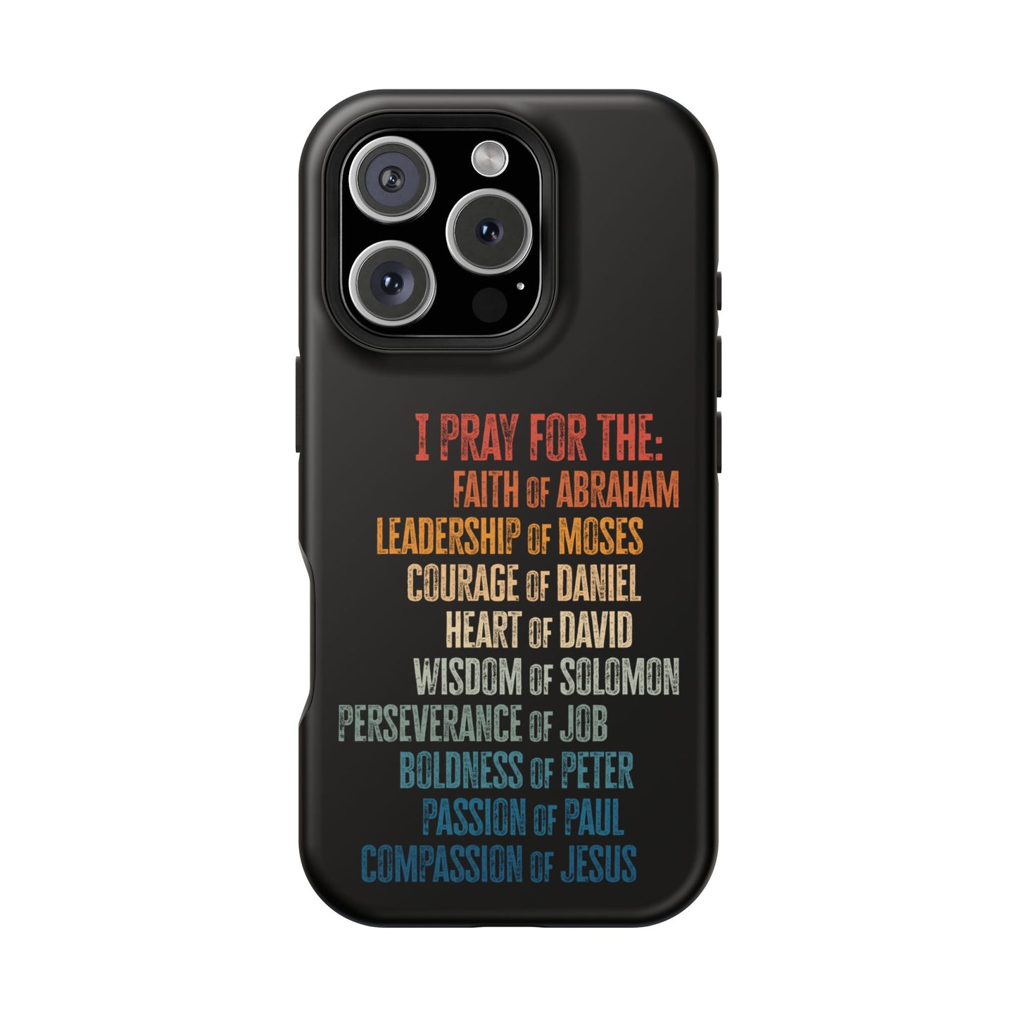 Men of Faith Christian MAGSAFE Phone Case | iPhone 16, 15, 14, 13 - Amazing Faith Designs