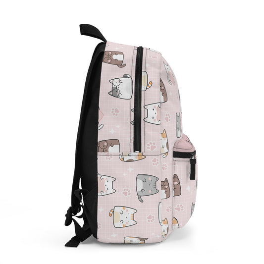 Kawaii Cats Personalized Backpack - Amazing Faith Designs