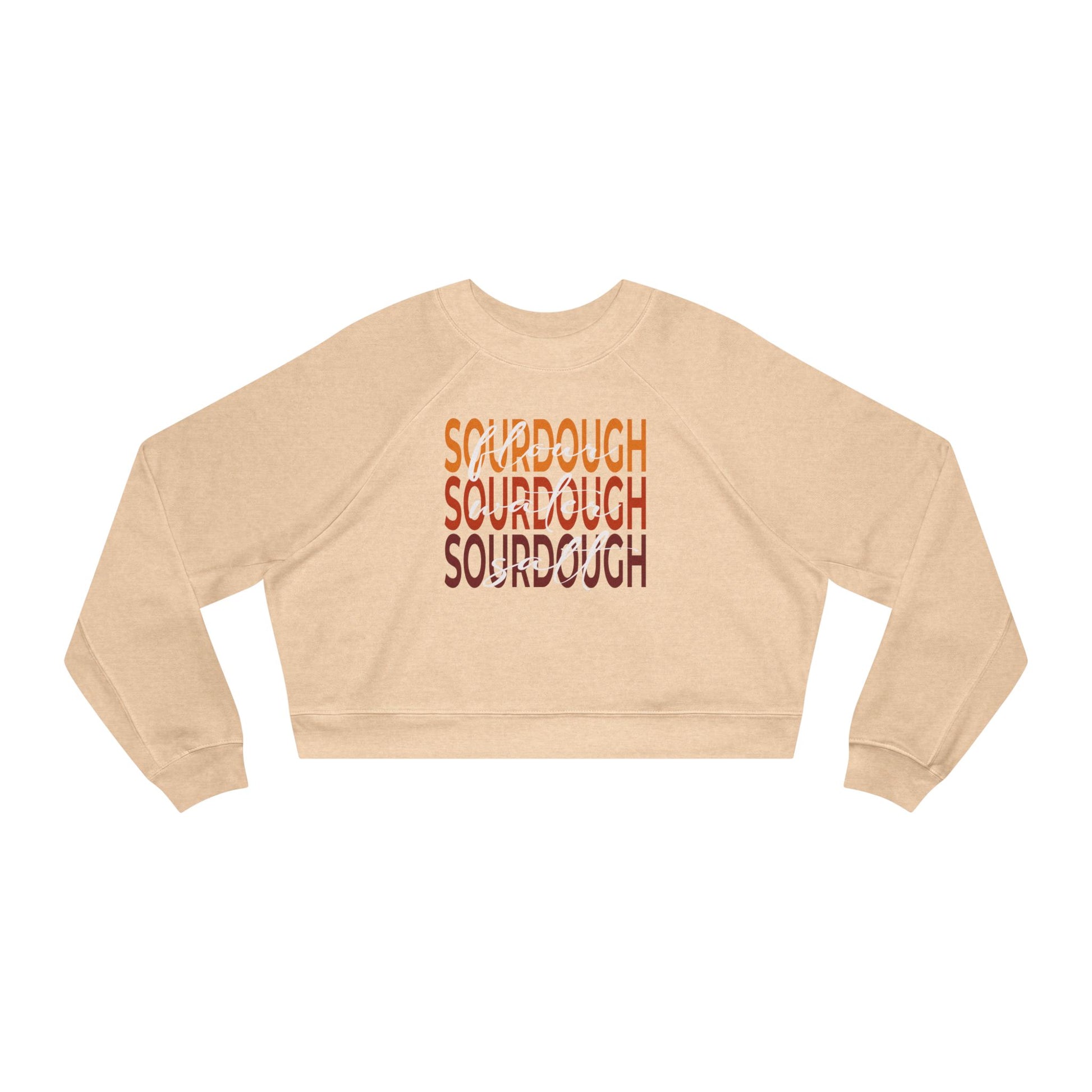 Sourdough Women's Cropped Fleece Pullover - Amazing Faith Designs