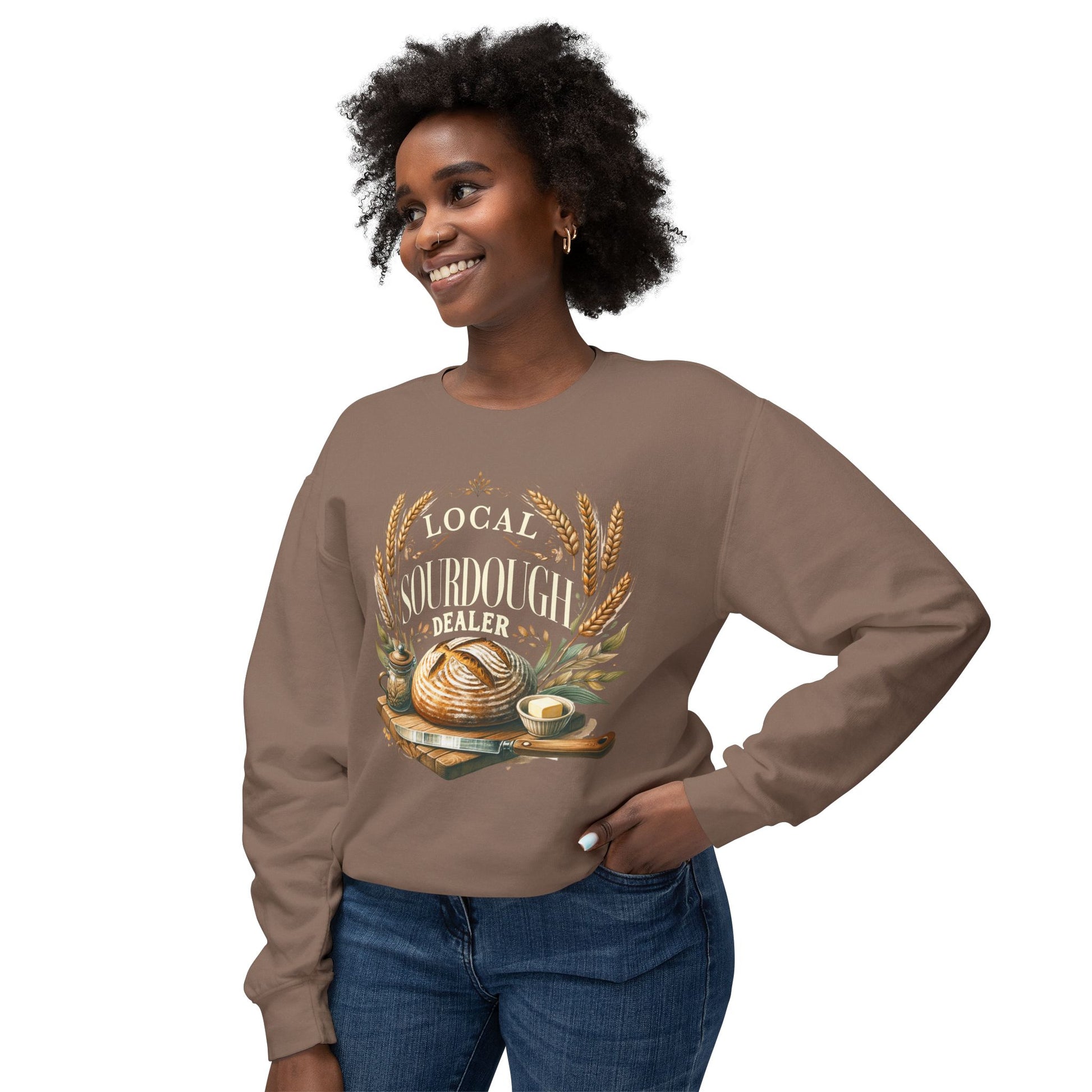 Sourdough Dealer Lightweight Sweatshirt - Amazing Faith Designs
