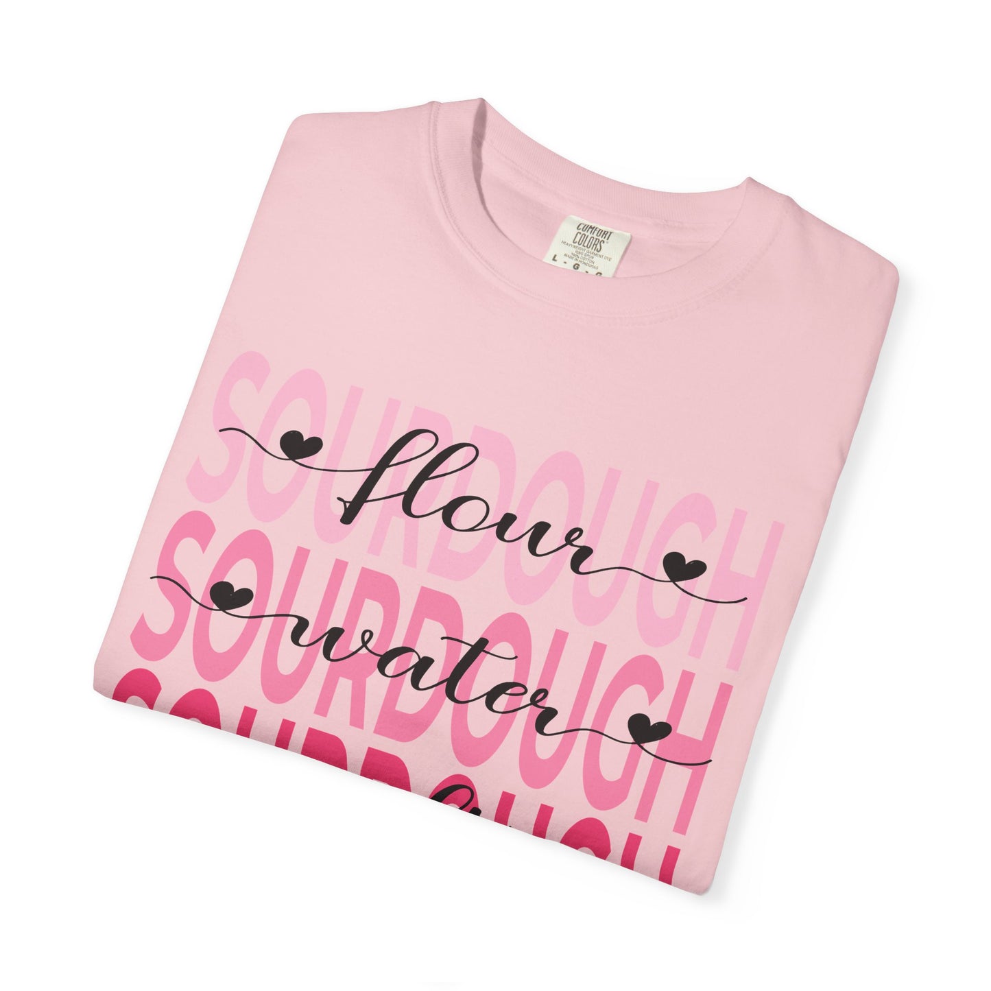 Pink Hearts Sourdough Shirt - Amazing Faith Designs