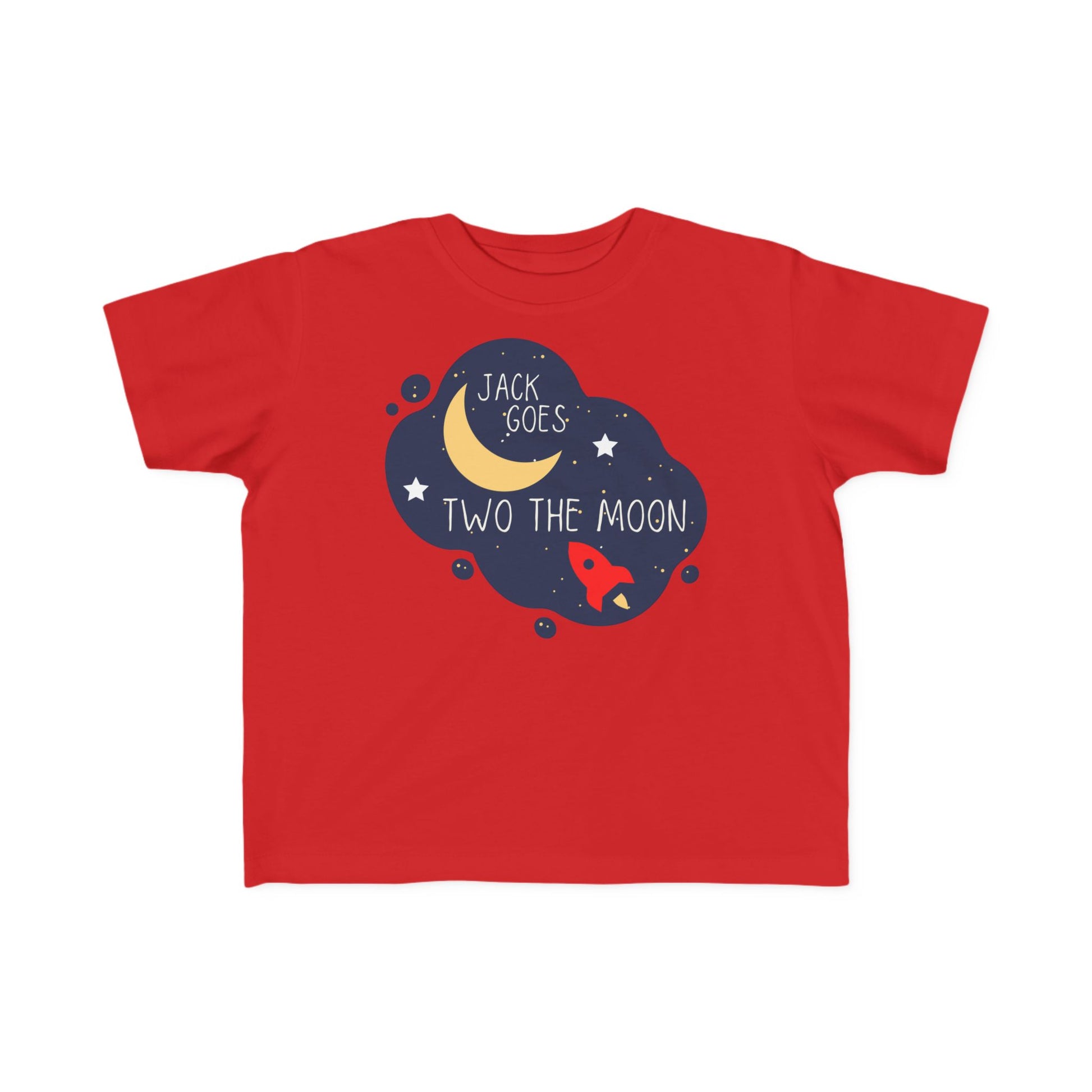 Personalized Space Second Birthday Toddler Shirt - Amazing Faith Designs