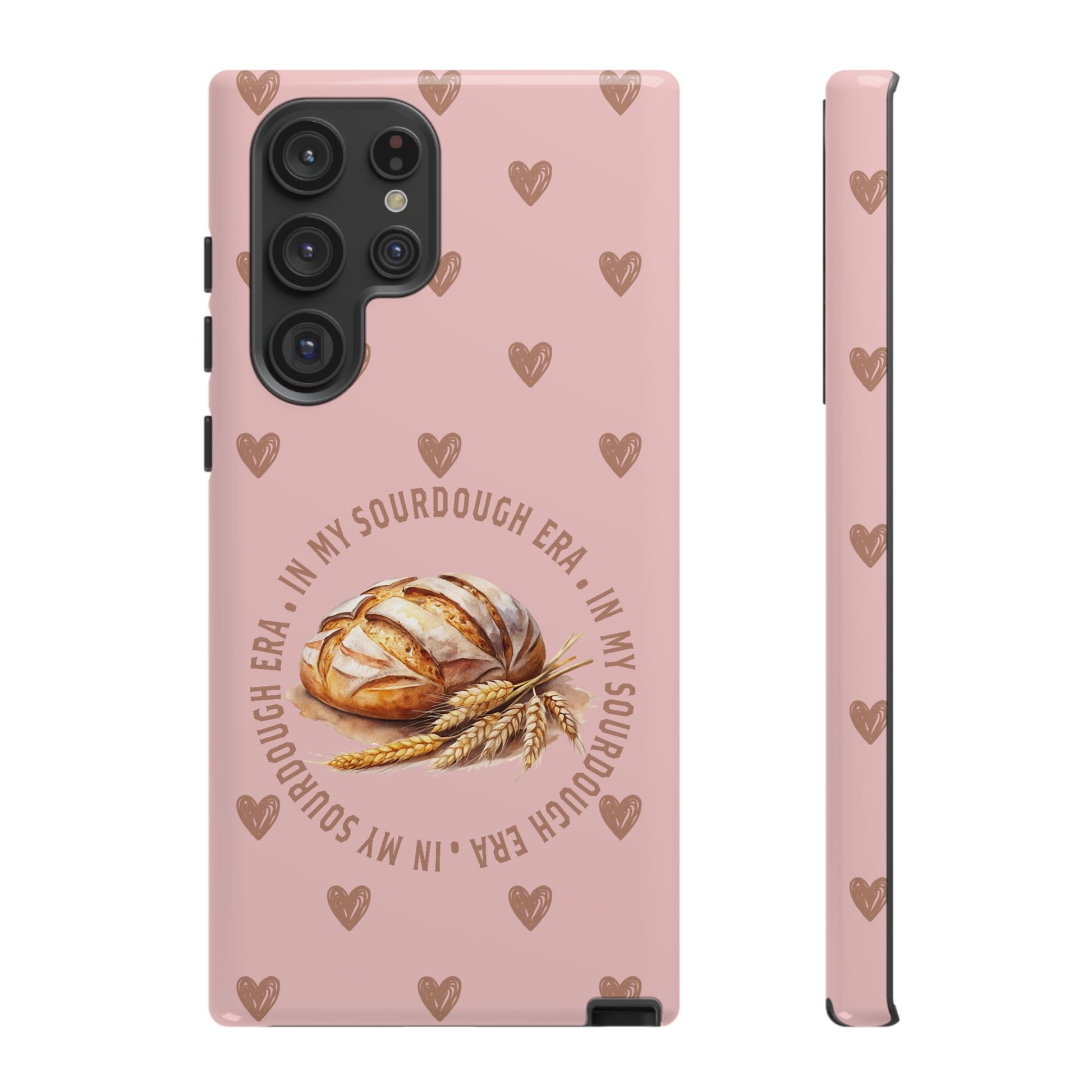 Samsung Galaxy 21 22 23 24 25 - Sourdough Era Hearts Phone Case - Amazing Faith Designs