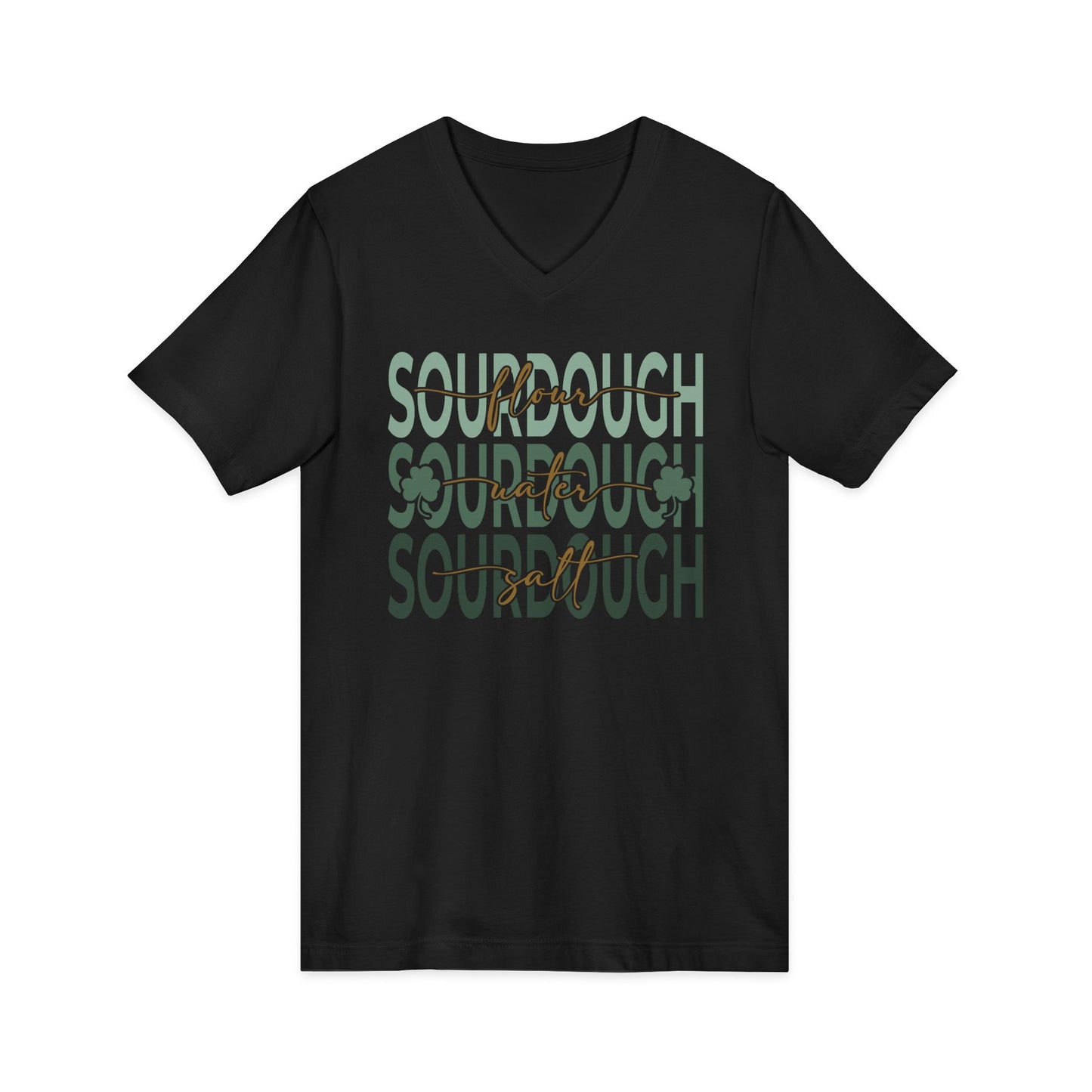 St Patricks Sourdough V-Neck Shirt - Amazing Faith Designs