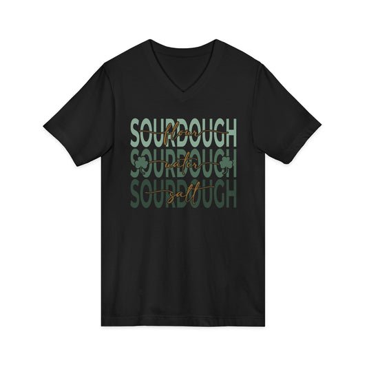 St Patricks Sourdough V-Neck Shirt - Amazing Faith Designs