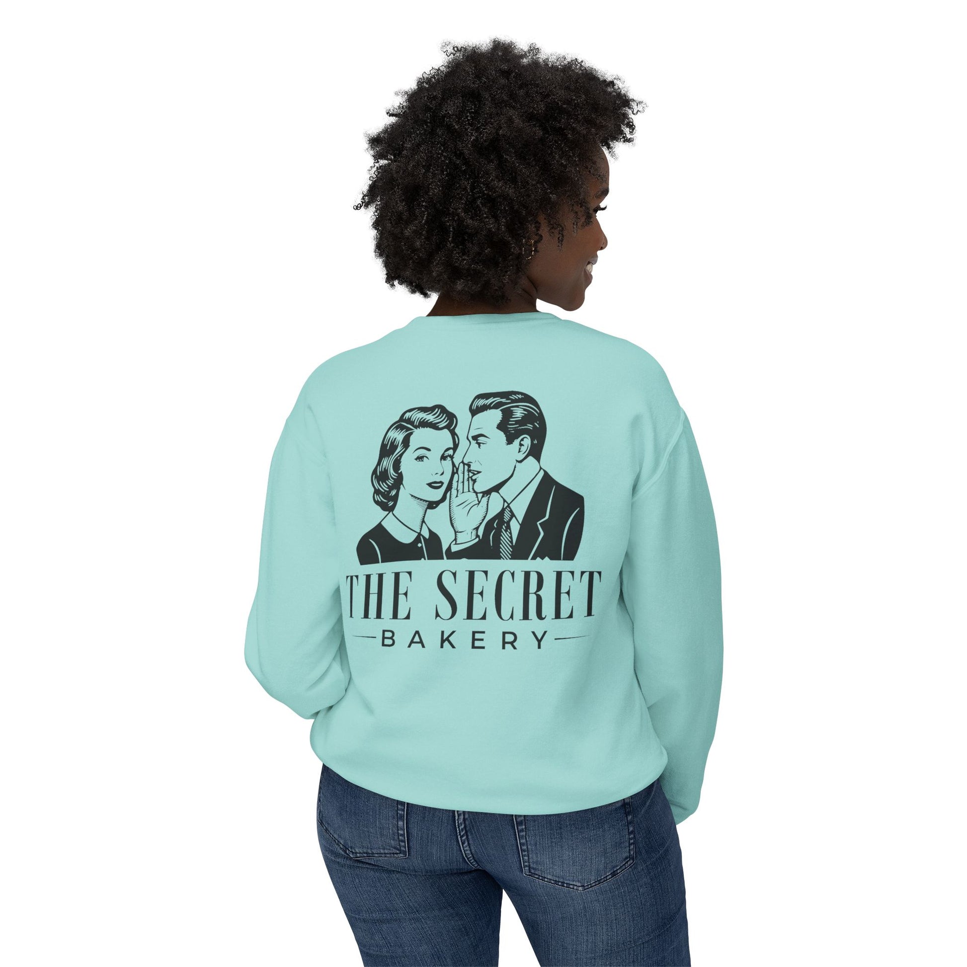 The Secret Bakery Crewneck Lightweight Sweatshirt - Comfort Colors - Amazing Faith Designs