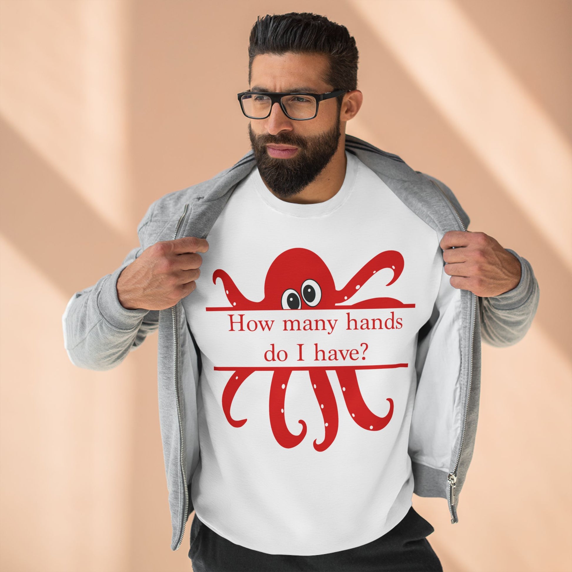 "I'm Not an Octopus!" Red Octopus Unisex Sweatshirt - Amazing Faith Designs