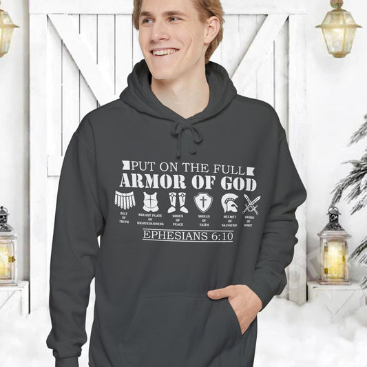 Armor of God Christian Hoodie - Amazing Faith Designs