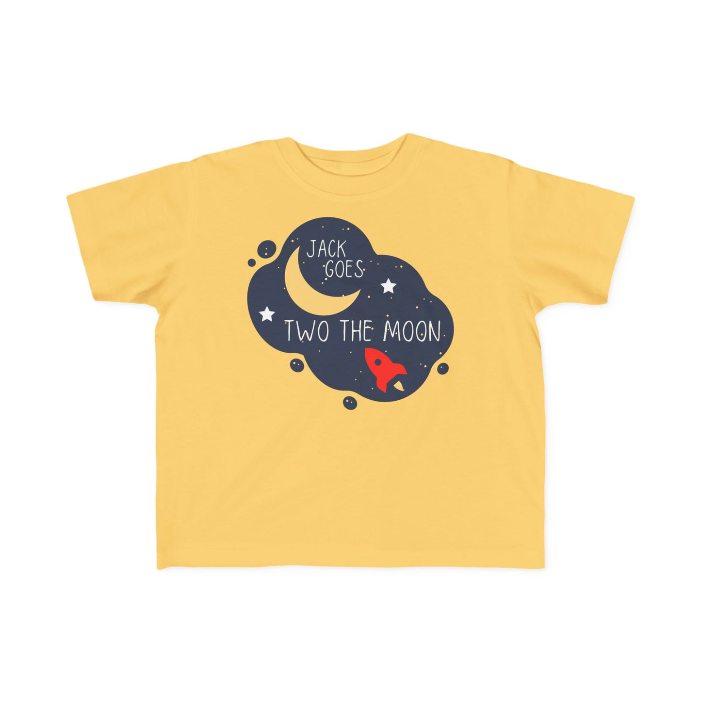 Personalized Space Second Birthday Toddler Shirt - Amazing Faith Designs