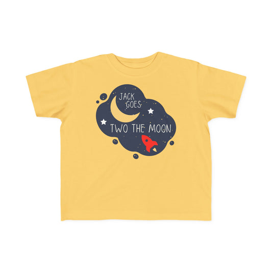 Personalized Space Second Birthday Toddler Shirt - Amazing Faith Designs