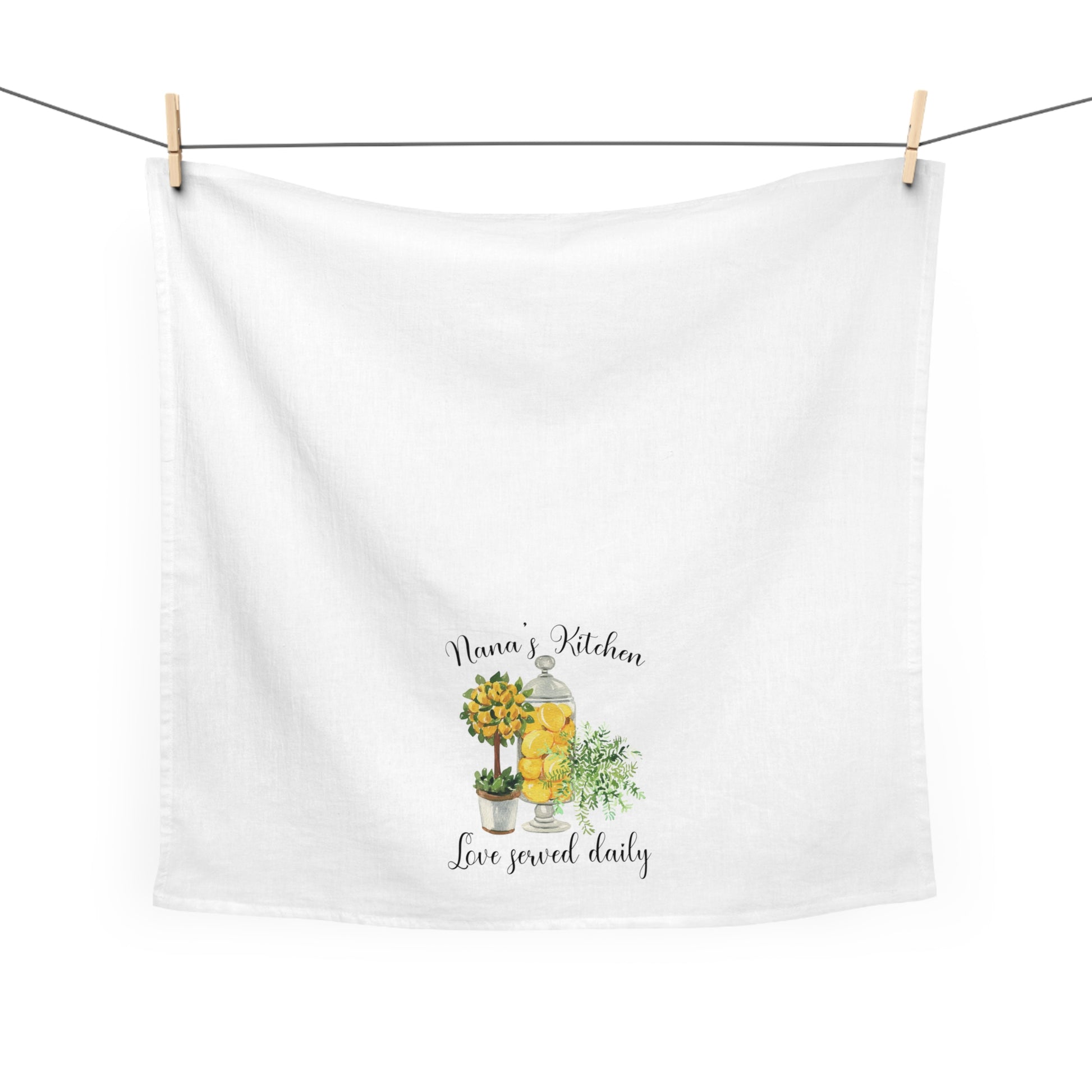 Grandma's Kitchen Lemons Tea Towel - Amazing Faith Designs