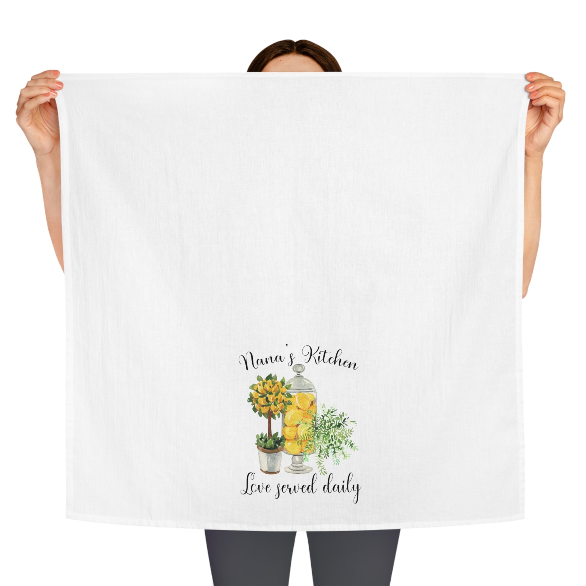 Grandma's Kitchen Lemons Tea Towel - Amazing Faith Designs