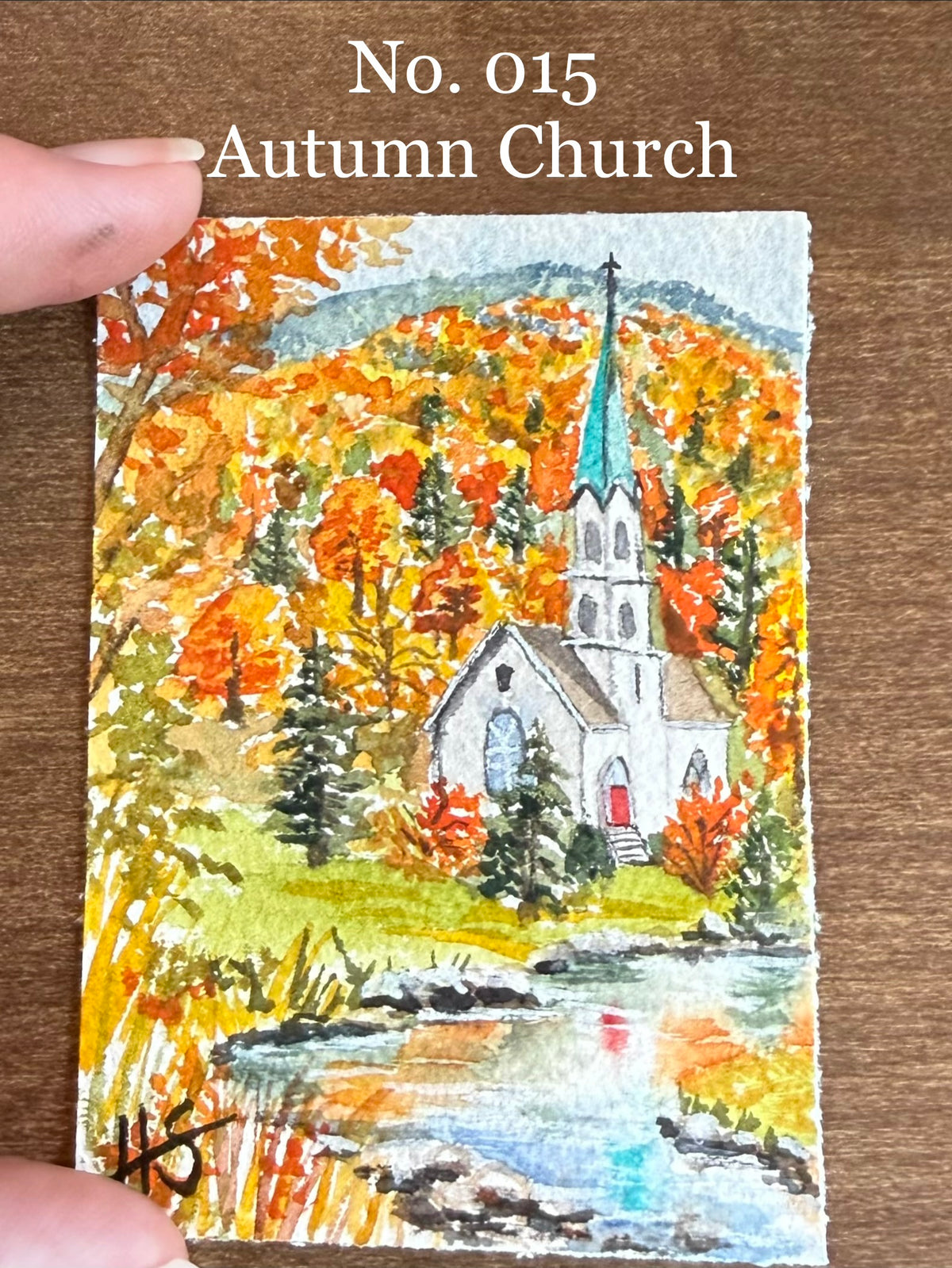 Tiny Painting Tuesday Original Watercolor ACEO