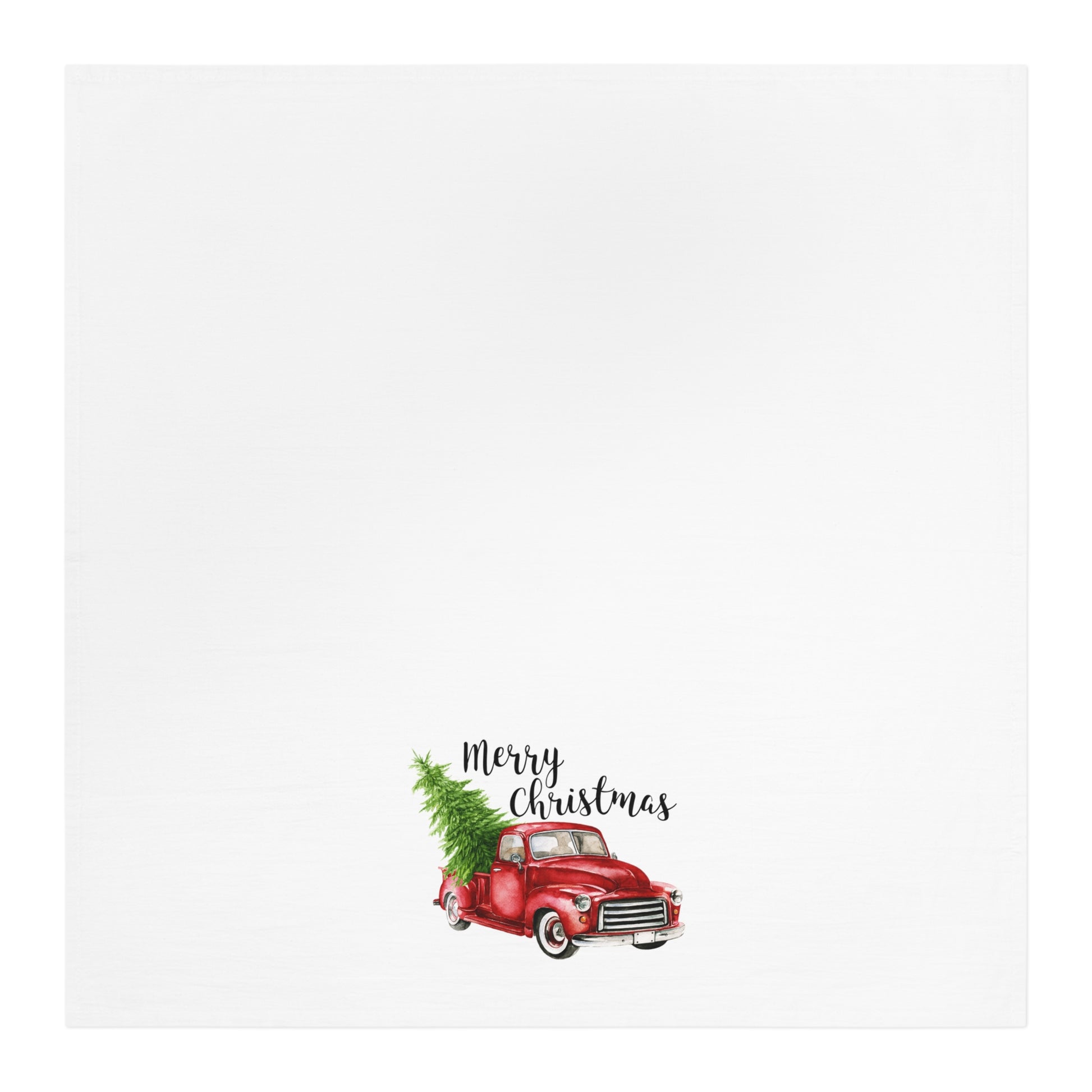 Vintage Truck Christmas Kitchen Tea Towel - Amazing Faith Designs