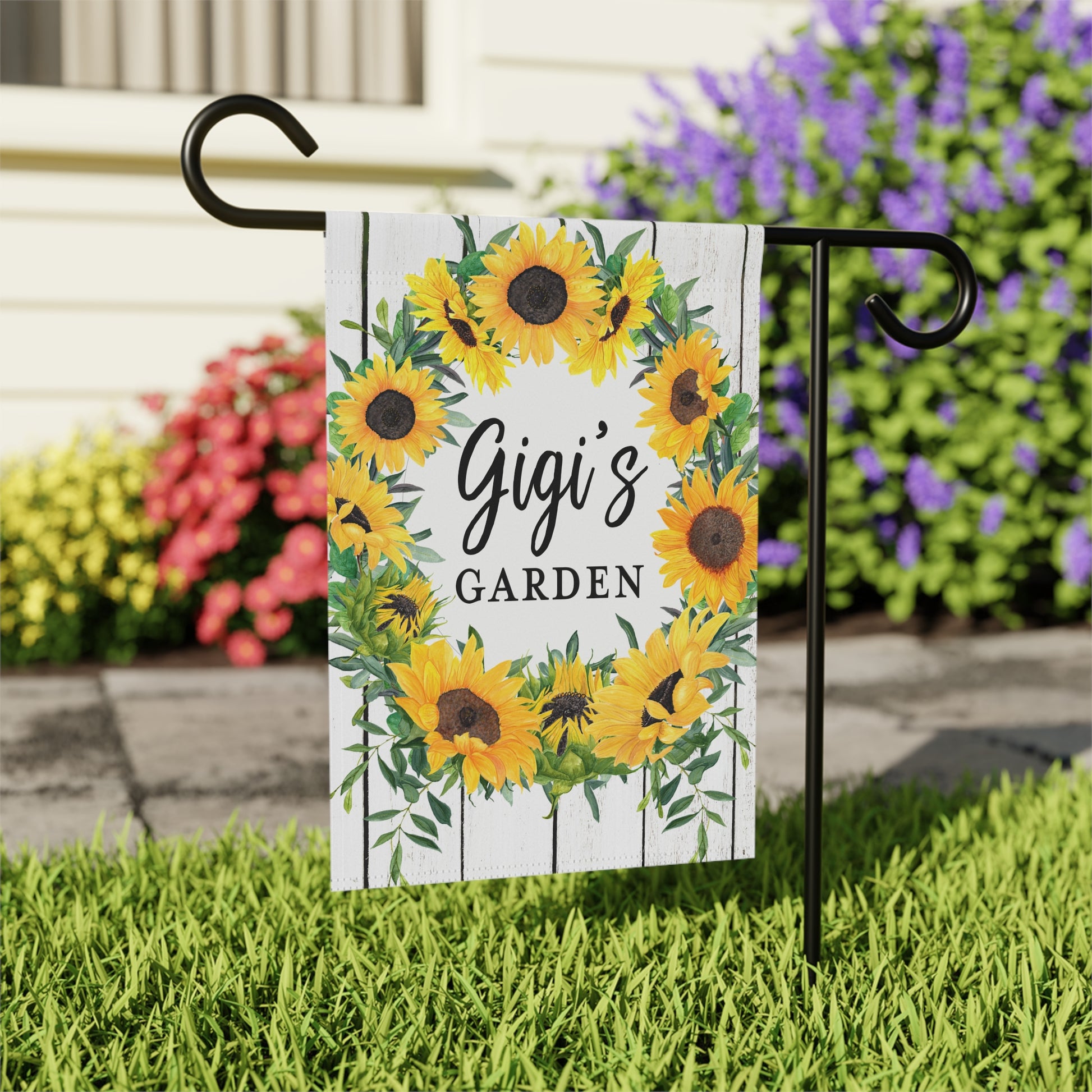 Grandma's Sunflower Garden Flag - Amazing Faith Designs