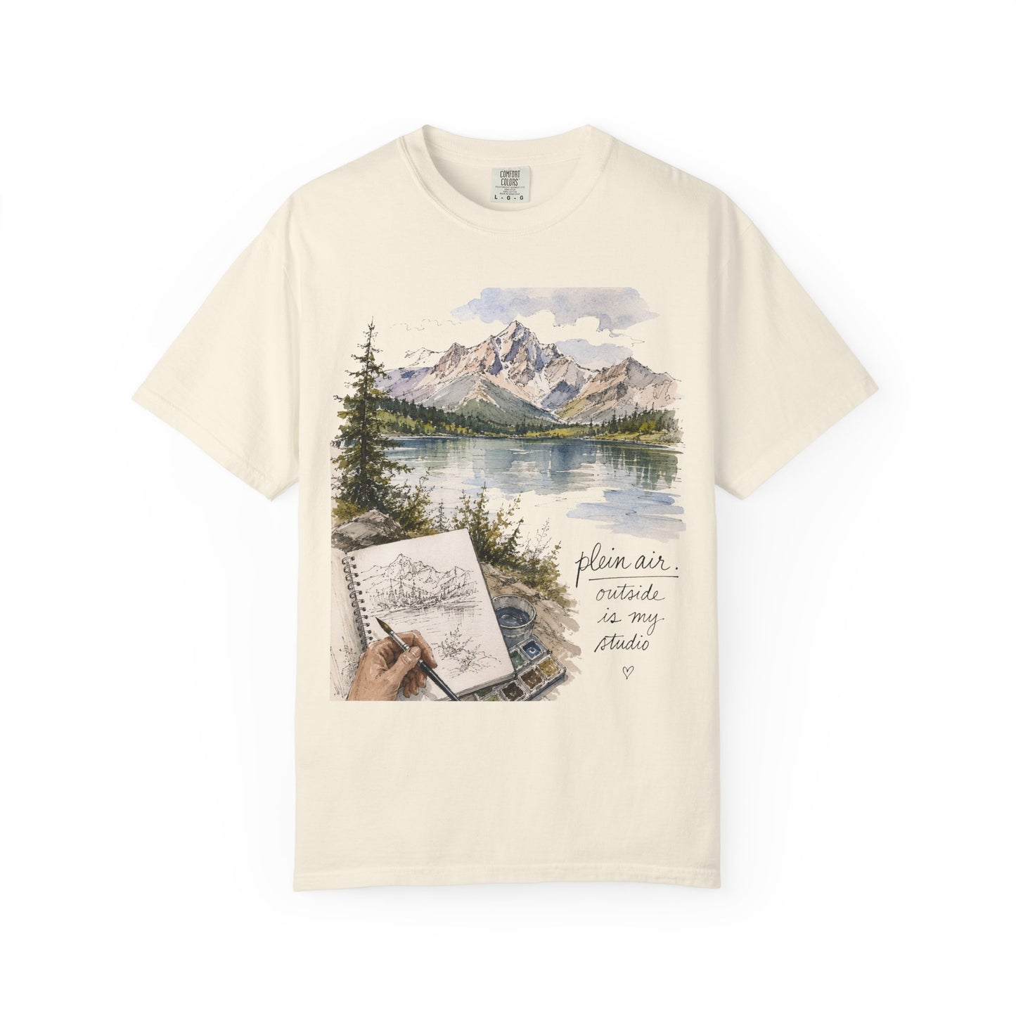 Plein Air Watercolor Artist T-Shirt