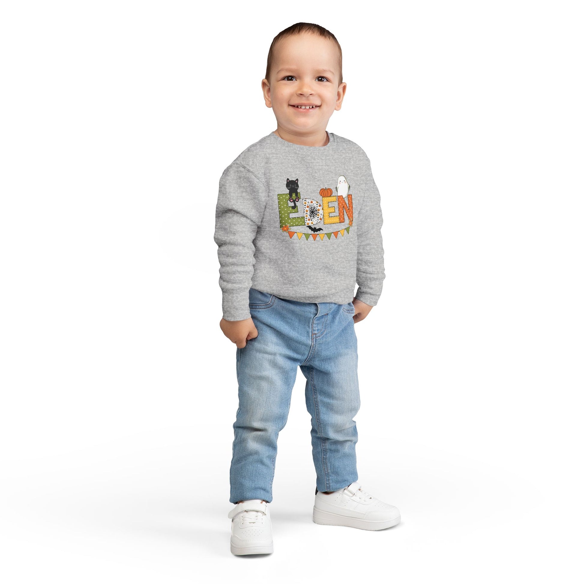Personalized Toddler Halloween Sweatshirt - Amazing Faith Designs