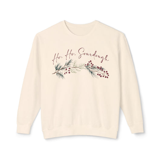 Ho Ho Sourdough Christmas Sweatshirt - Amazing Faith Designs