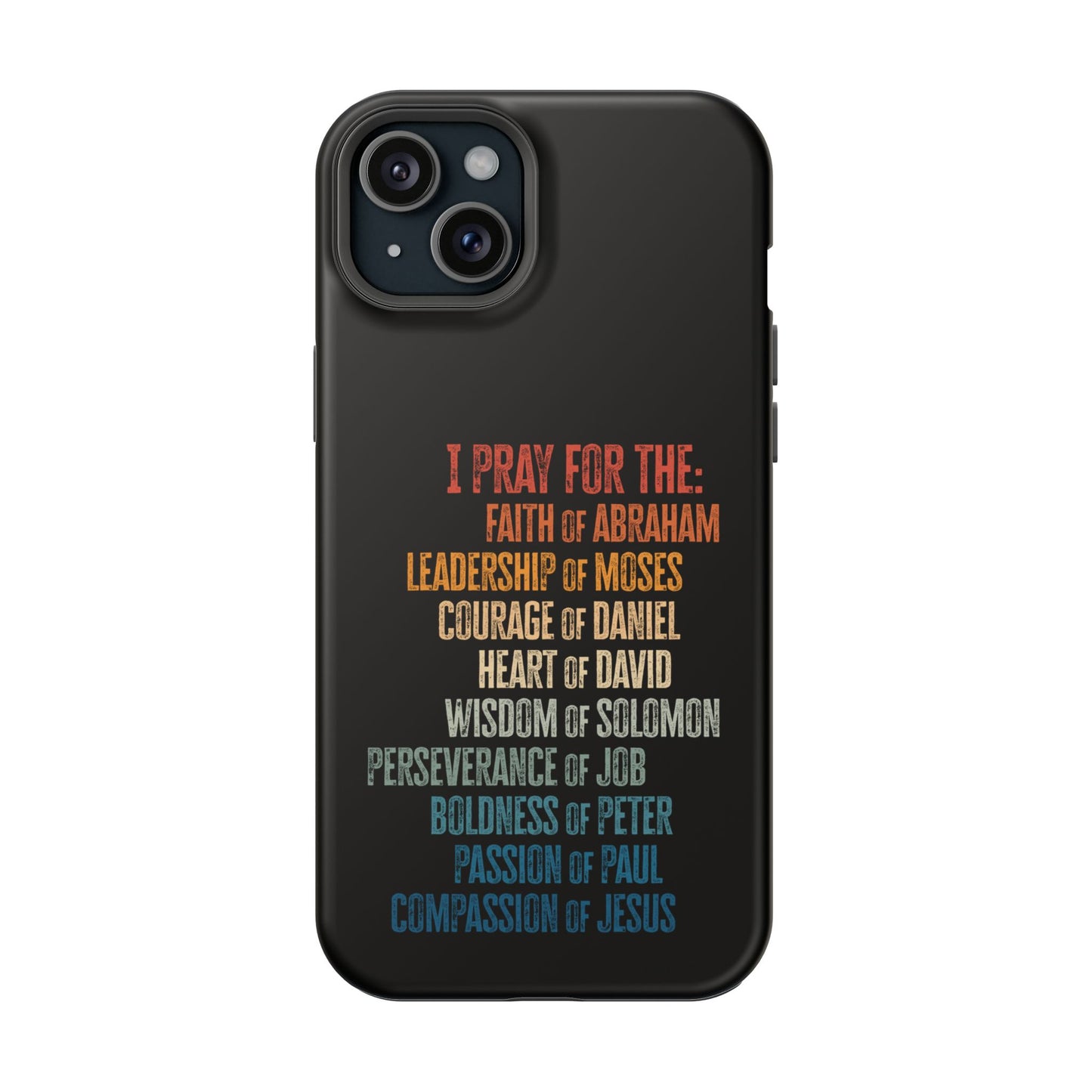 Men of Faith Christian MAGSAFE Phone Case | iPhone 16, 15, 14, 13 - Amazing Faith Designs