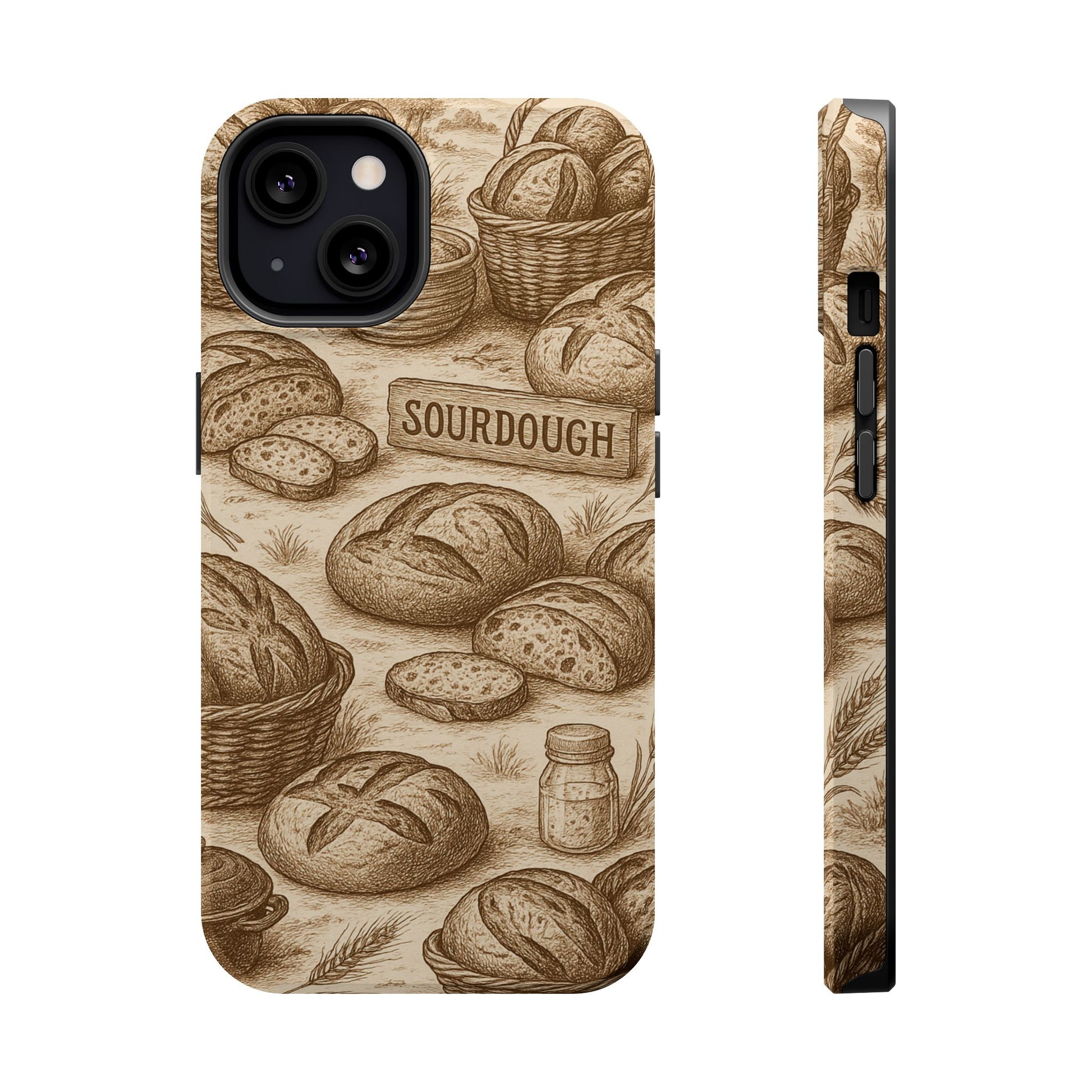 Sourdough Toile MagSafe Tough Phone Case - Amazing Faith Designs