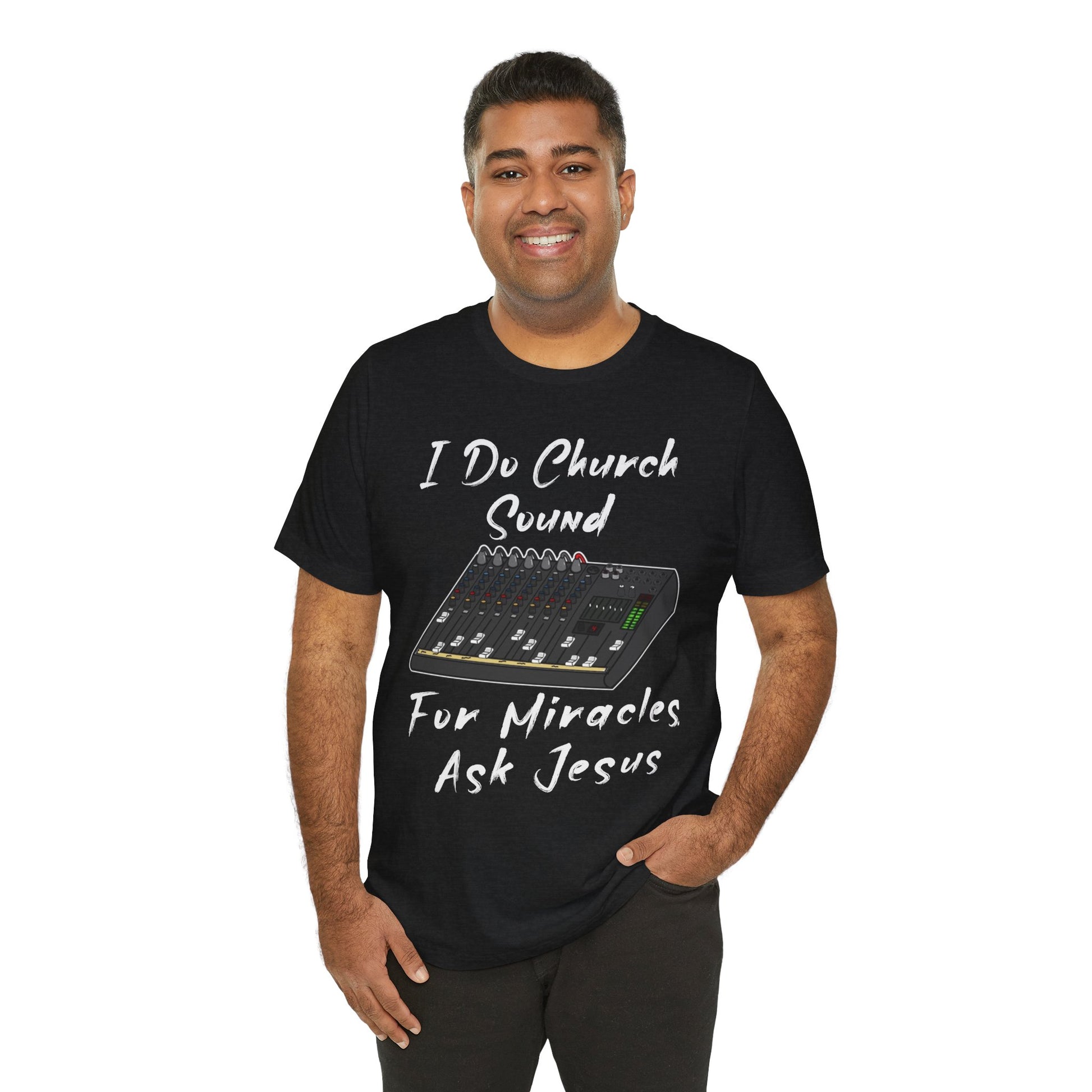 Funny Church Sound Unisex TShirt - Amazing Faith Designs