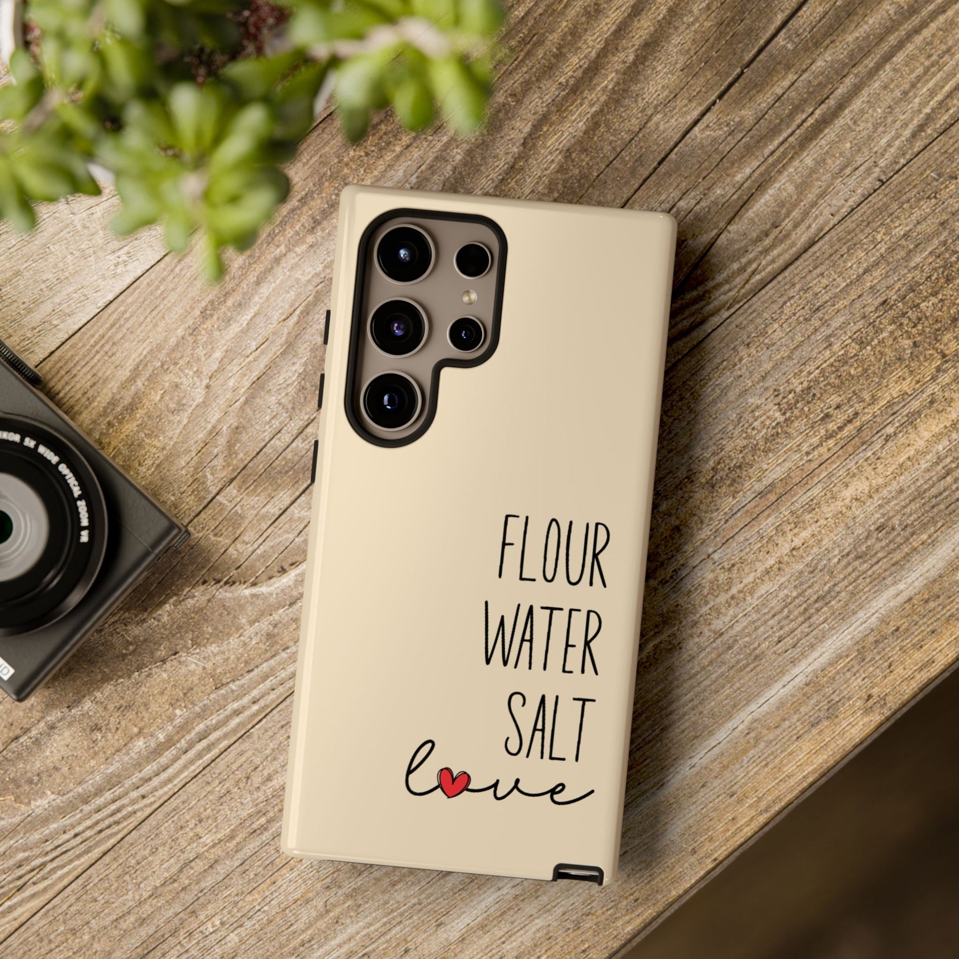 Samsung Galaxy 21 22 23 24 25 — Flour Water Salt Love Phone Case - Amazing Faith Designs