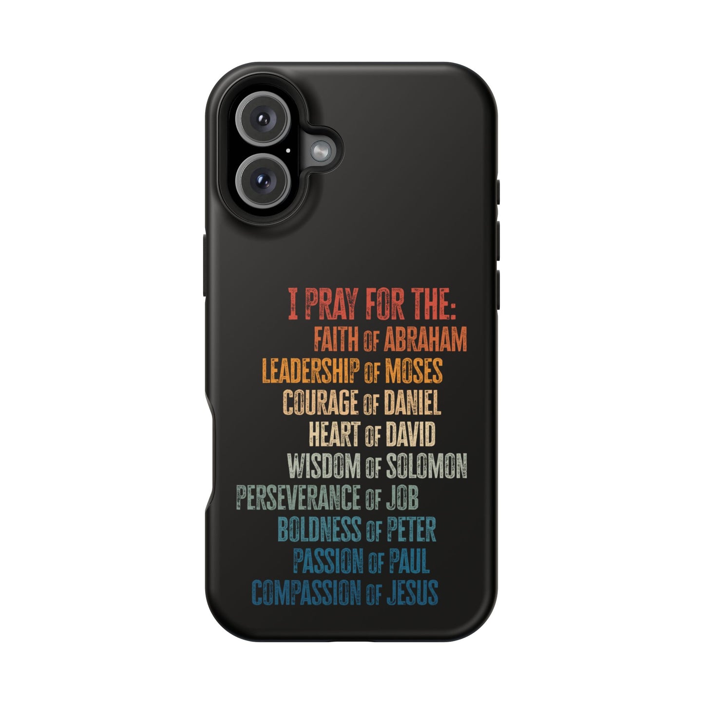 Men of Faith Christian MAGSAFE Phone Case | iPhone 16, 15, 14, 13 - Amazing Faith Designs