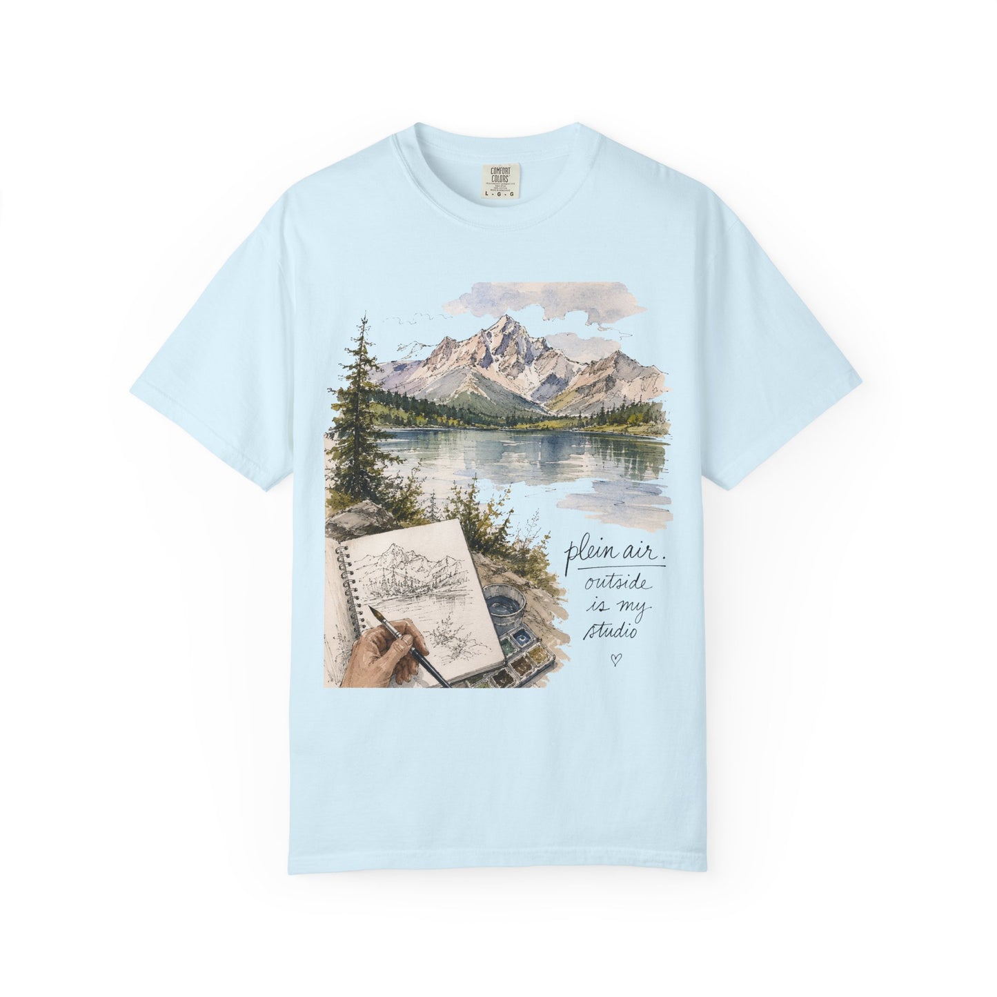 Plein Air Watercolor Artist T-Shirt