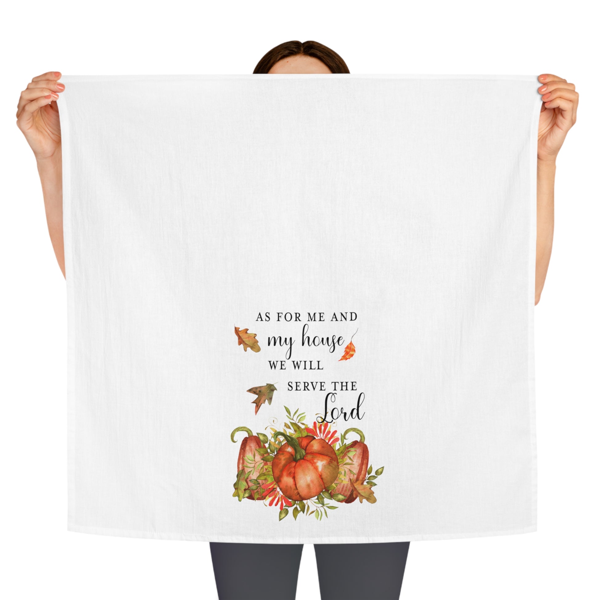 Fall Scripture Tea Towel - Amazing Faith Designs