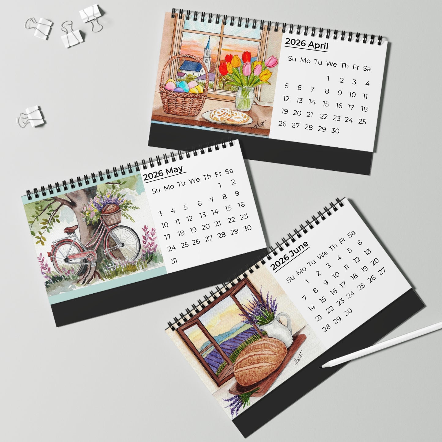 2026 Sourdough Desktop Calendar - Amazing Faith Designs