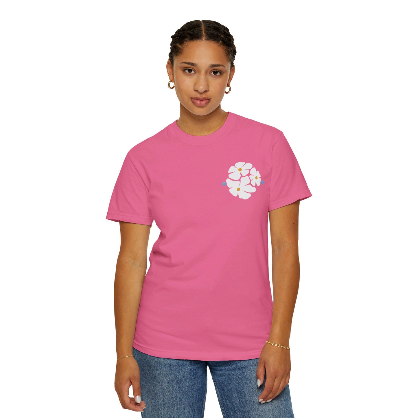 Boho Flowers Women's Christian Shirt - Comfort Colors - Amazing Faith Designs