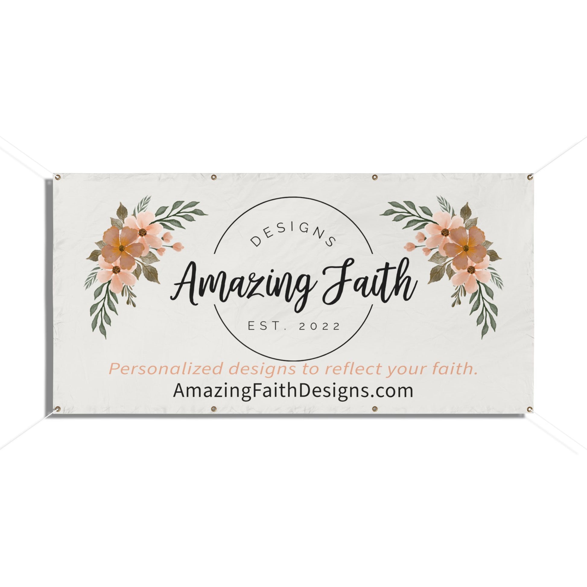 Business Logo Vinyl Banners - Amazing Faith Designs