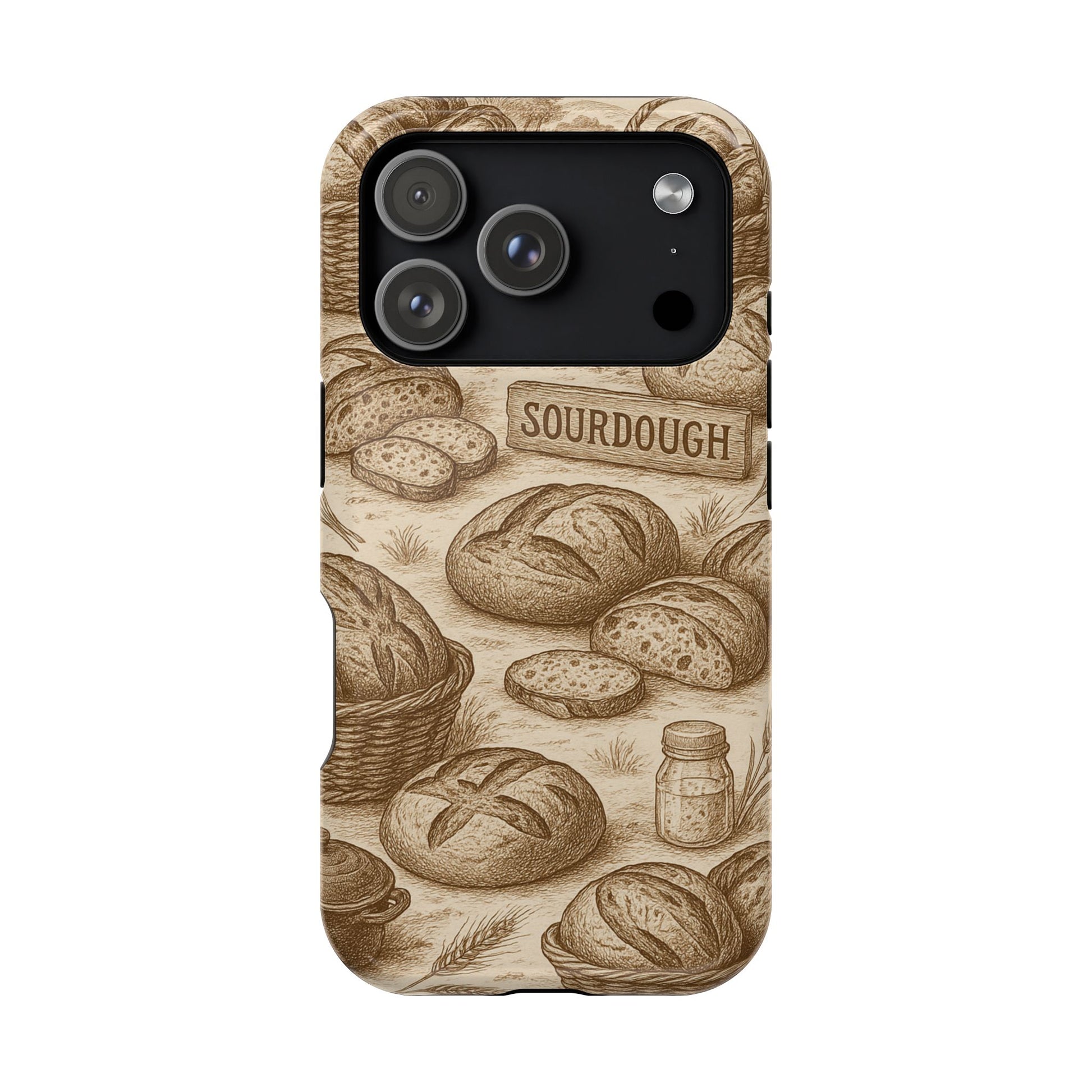 Sourdough Toile MagSafe Tough Phone Case - Amazing Faith Designs